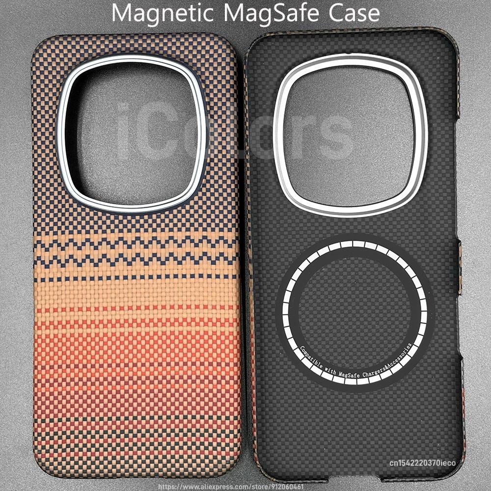for Honor Magic 8 RSR Porsche Design Magnetic Case Aramid Fiber Cover Ultra-Thin Lightweight Armor Protective Cover With Magsafe