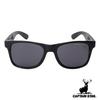 Captain Stag Sunglasses with Plastic Men's Case, Frame, Black, CS-011-1-EH-72