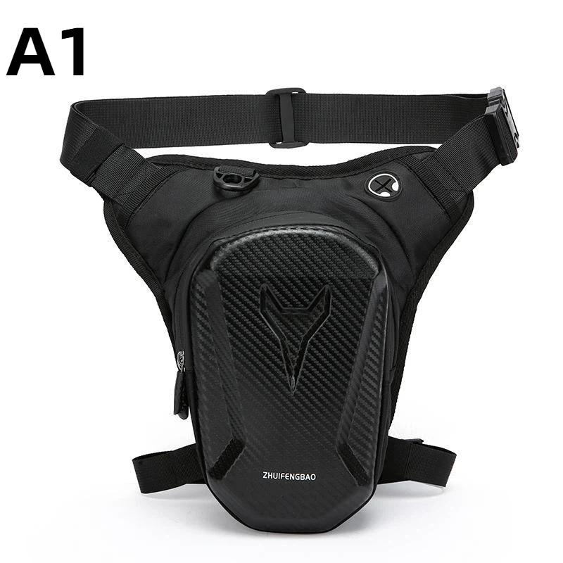 

Motorcycle Leg Side Bag Pvc Hard Shell Outdoor Casual Waist Bags Motorbike Mobile Phone Purse Hip Bum Pack