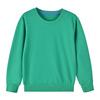 Children's Sweatshirt Round Neck Long Sleeved Solid Color Pullover Unisex Kids Top