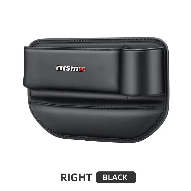 Boîte de rangement pour siège de voiture en cuir avec logo Nissan Nismo pour Qashqai J11 J12 Teana Altima Ariya Juke Murano Micra Kicks X-trail T32 T31