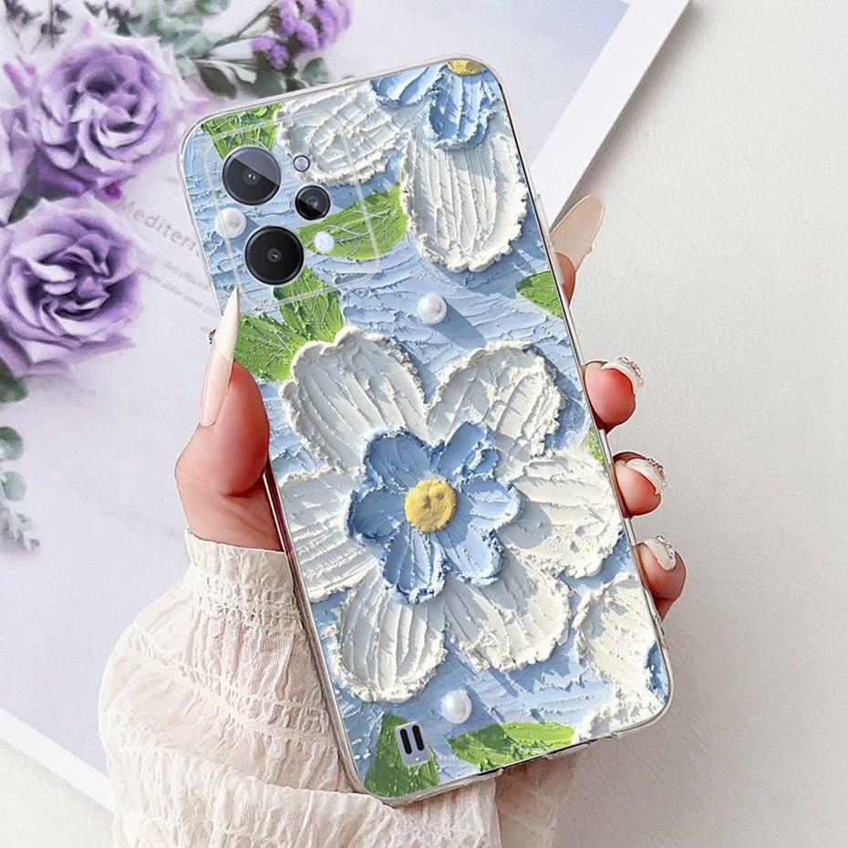 Cute Painting Phone Case For Realme C31 C33 Soft Silicone TPU Back Cover For Realme C31 C33 2023 Cases Bumpers