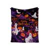 Halloween Flannel Throw Blanket - 70 Cm Creative Print Cozy Sofa Decor