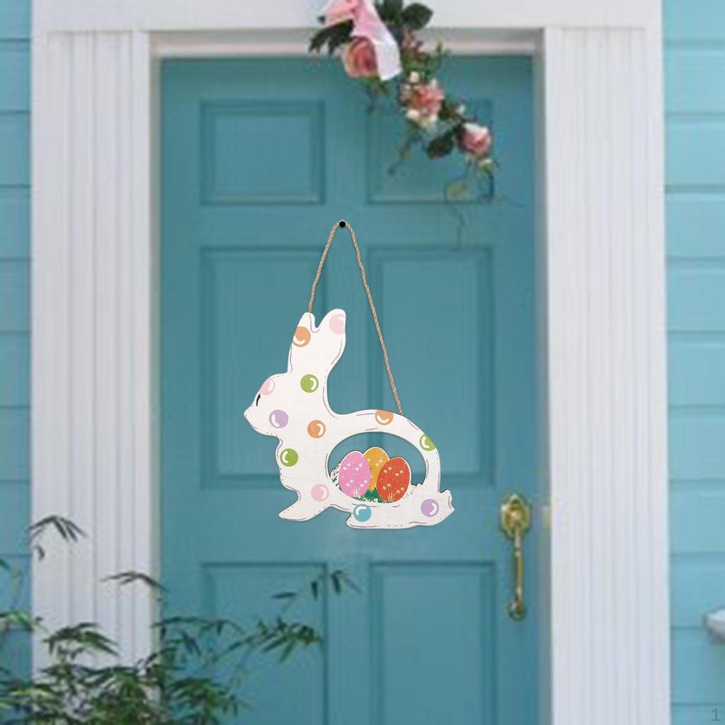 Bunny Wooden Wall Decor - Vibrant Home Accent