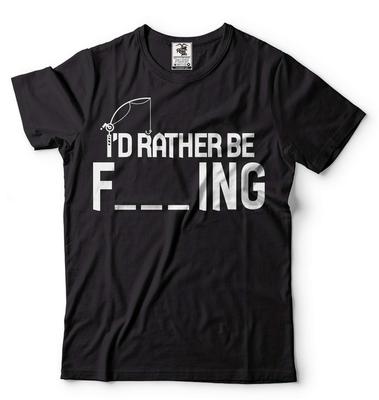 I'D Rather Be Fishing Shirt Funny Fishing Tee Gift For Men Fishing Gifts For Him Unisex T-Shirt