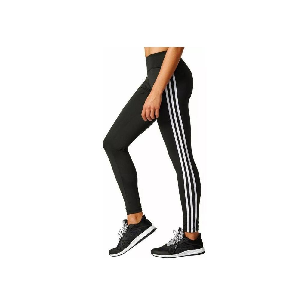 Adidas Move Comfortable Fashion Striped Casual Pants Women Bottoms Black BQ2072