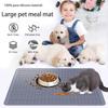 Extra Large Waterproof Dog Food Bowl Carpet Without Slip Base Easy To Clean 92x52cm