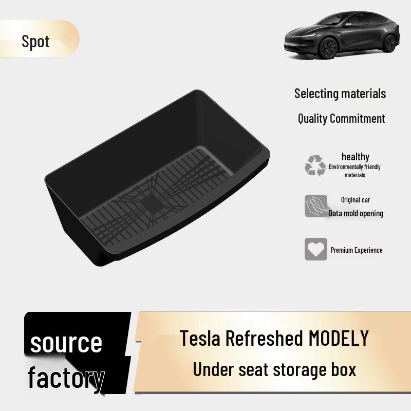 Refreshed Model Y/YL Under-Seat Storage & Center Console Drawer Organizer