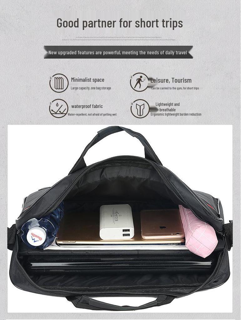 Business Casual Laptop Shoulder Bag for Work and Commute