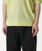 MUSINSA STANDARD Boucle Slit Neck Knitted Polo Shirt [Lemon]