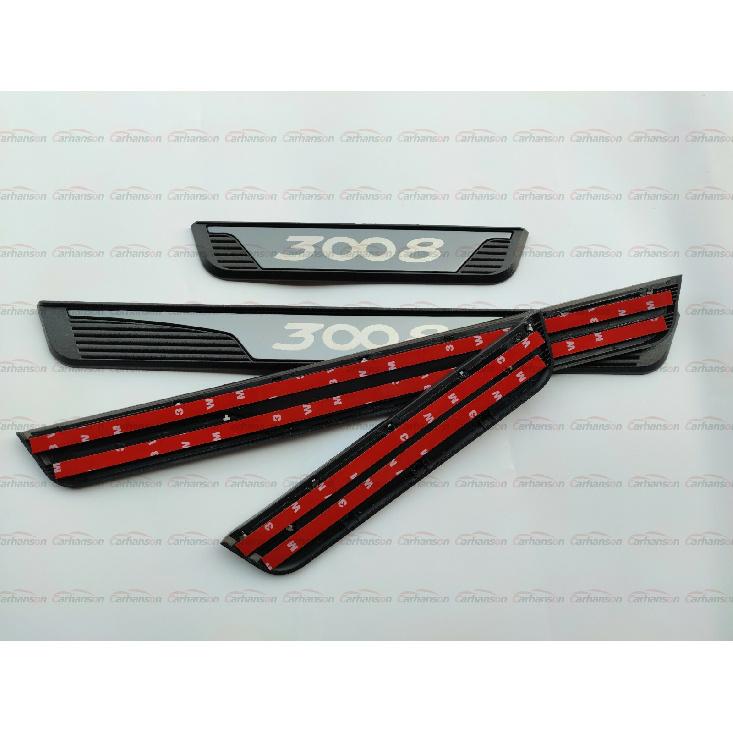 Car Accessories For Peugeot 3008 Protector Door Sill Scuff Plate Trim Parts 2026