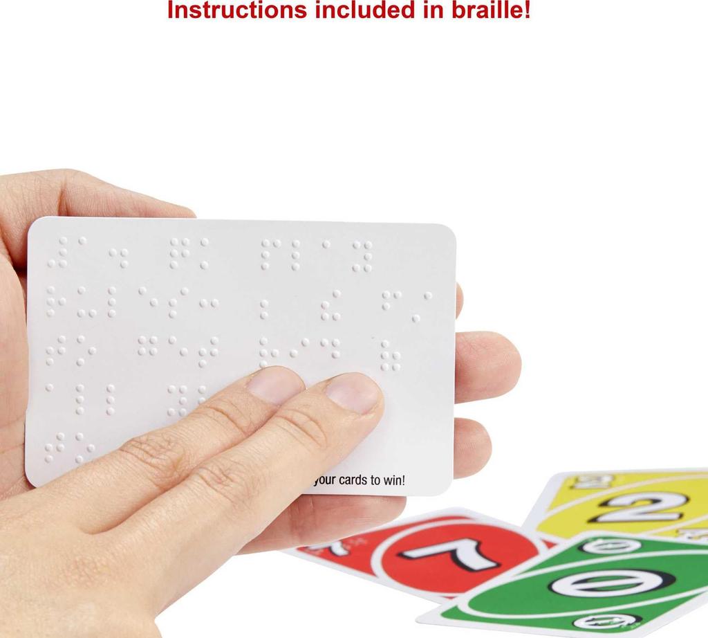 Mattel UNO Braille