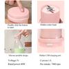 Oppladbare miksere Fresh Frukt Juicers Blå/Rosa USB Portable Juice Flaske Mini Rask Elektrisk Blender Smoothie Ice Maker