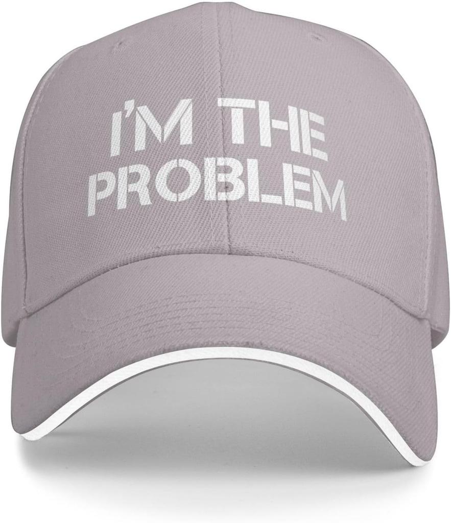 I Am The Problem Statement Baseball Cap Polyester Adjustable Dad Hat Unisex