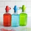 4PCS No Spill Water Bottle Caps, Silicone Universal Bottle Spout Adapter Water Bottle Topper for Toddlers Baby Adults Children