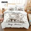 Father Christmas Bedding Set Duvet Cover Set 3d Bedding Digital Printing Bed Linen Queen Size Bedding Sets Fashion Design