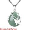 Vintage Wire Wrap Butterfly Gemstone Rose Quartz Amethyst Opalite Healing Crystal Pendant Necklace