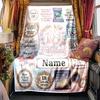 Happy 18Th Birthday Customizable Blanket Customize Text Soft Cozy Versatile For Picnics Outdoor Travel And Camping Sofa Office Four Seasons