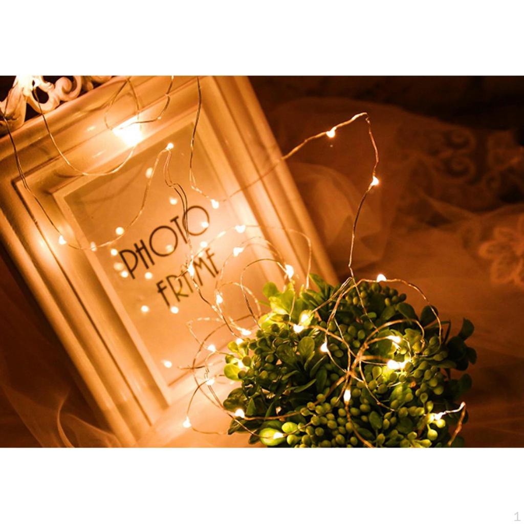Solar LED Strip Lights Waterproof Copper Wire Light Decoration for indoor e outdoor Tree Patio