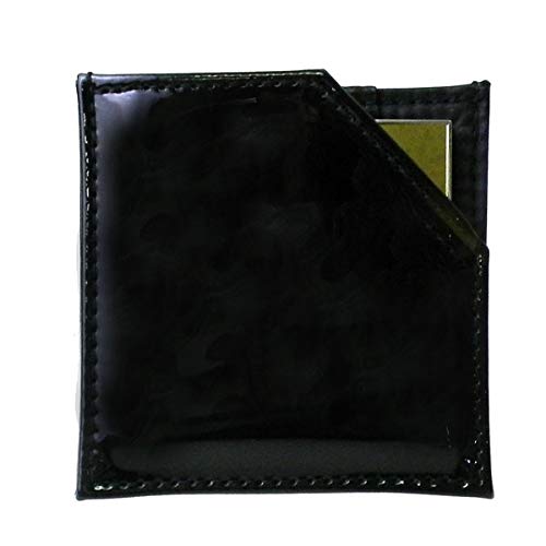 Yves Saint Laurent YSL Mirror with Logo, Black and Gold, Protective Case, Mini, Small, Portable, Makeup, Cosmetics, Overseas Exclusive