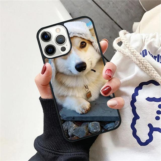Corgi Dog and bubble tea Phone Case Cover For iPhone 17 Air 15 16 14 13 12 Pro Max 11 Pro Max Plus Coque Shell