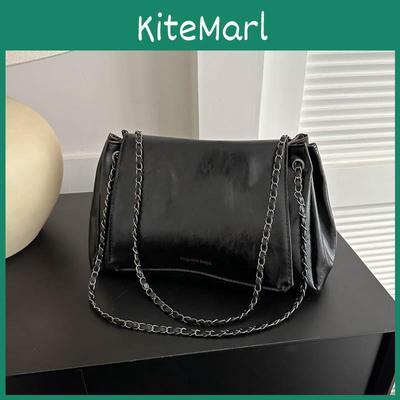 Retro Korean Style Handbag Pu Chain Crossbody For Daily Use