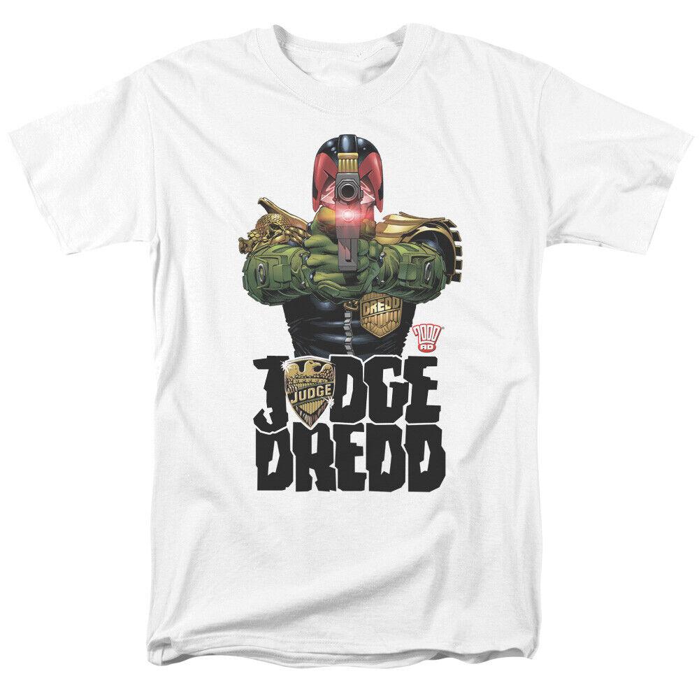 

Футболка Judge Dredd In My Sights с комиксами, белая футболка унисекс