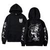 2026 Hot Sale Anime Attack On Titan Mikasa Ackerman Graphic Hoodies Autumn Vintage Printed Sweatshirt Trendy Streetwear for Daily Looks