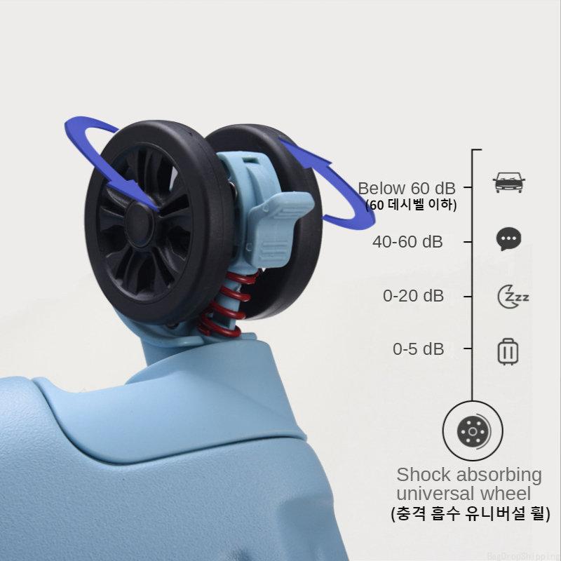 Large Capacity Pull Bar Box 24&26&28 Inch Universal Wheel Suitcase Rectangular Men and Women with Brake Code Zip Travel Case