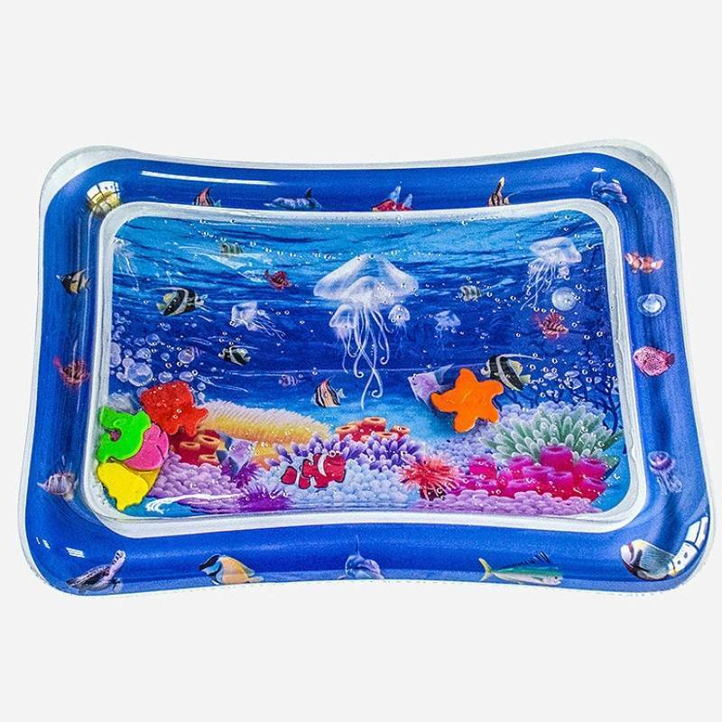 Inflatable Baby Water Play Mat With Refillable Pvc For Crawling Development And Baby Gift