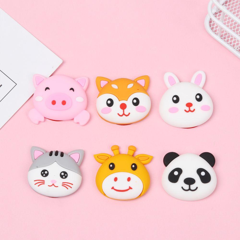 Cartoon Wall Anti-collision Pads Door Stopper Stickers Silicone Handle Bumper Mute Crash Pad Door Handle Stopper Protection Mat