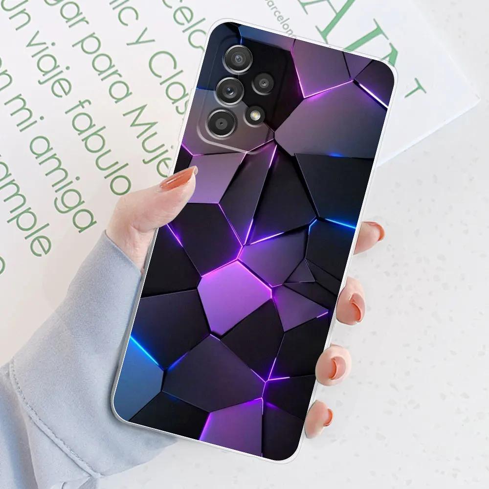 For Samsung Galaxy A33 5G Case A 33 Watercolor Marble Transparent Cases for Samsung A33 5G Case 2022 Cover Silicone Back Bumper