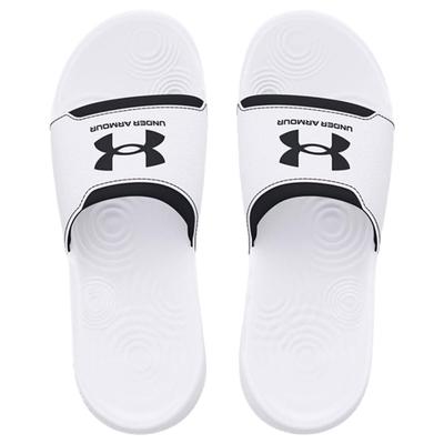 Shower Sandals Lightweight Slippers UA Ignite Select Slides 3027219 US10 Men's White/Black (100) (28.0cm) [Used]