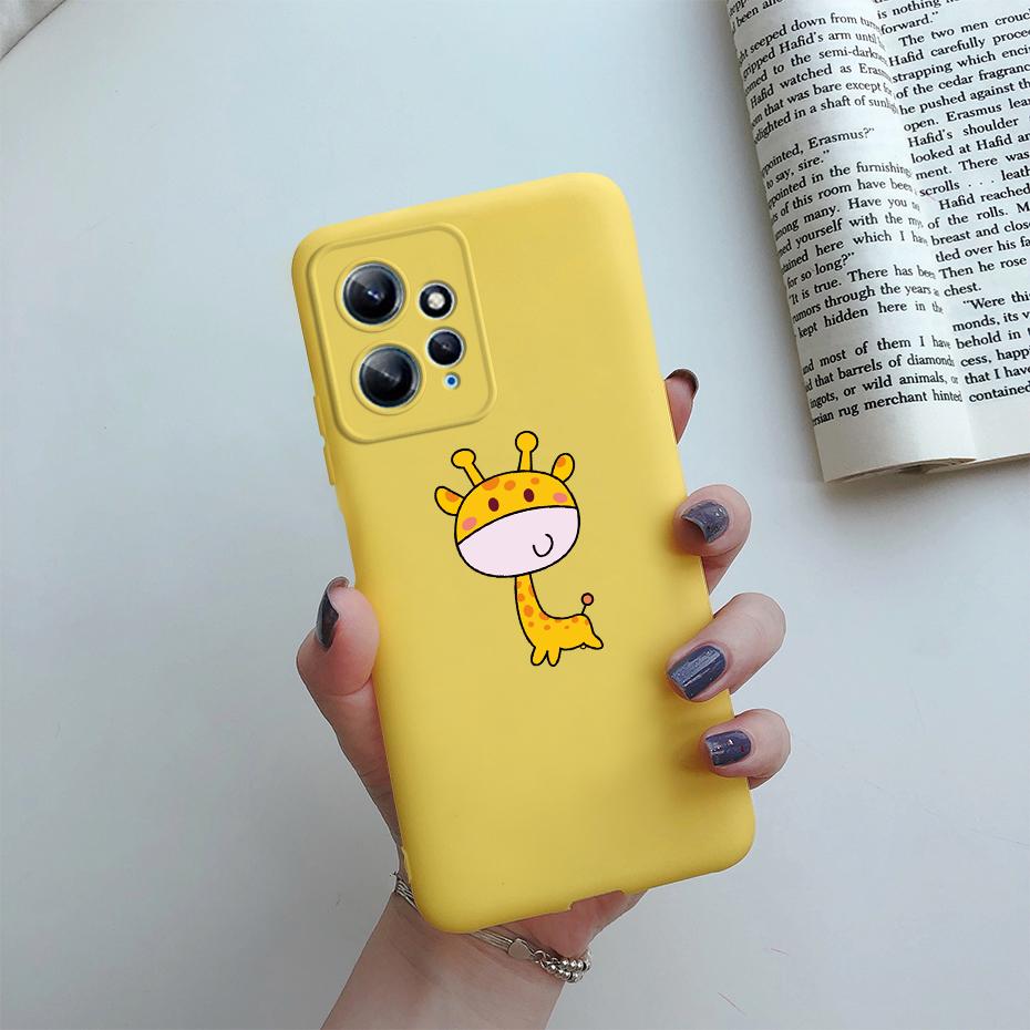 For Xiaomi Redmi Note 12 4G 5G Global Case Bumper Cute Cartoon Slim Soft Phone Cover For Xiaomi Redmi Note12 Pro Plus Case Funda