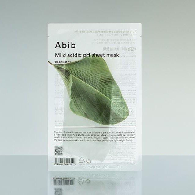 [Abib] Mild Acidic pH Sheet Mask #Heartleaft Fit 10EA
