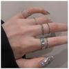 The Tide Cool Ring Set Female Korean Ring Ring Net Red Jewelry Not Fade Color Ring Cold Wind Hip Hop Index Finger Ring