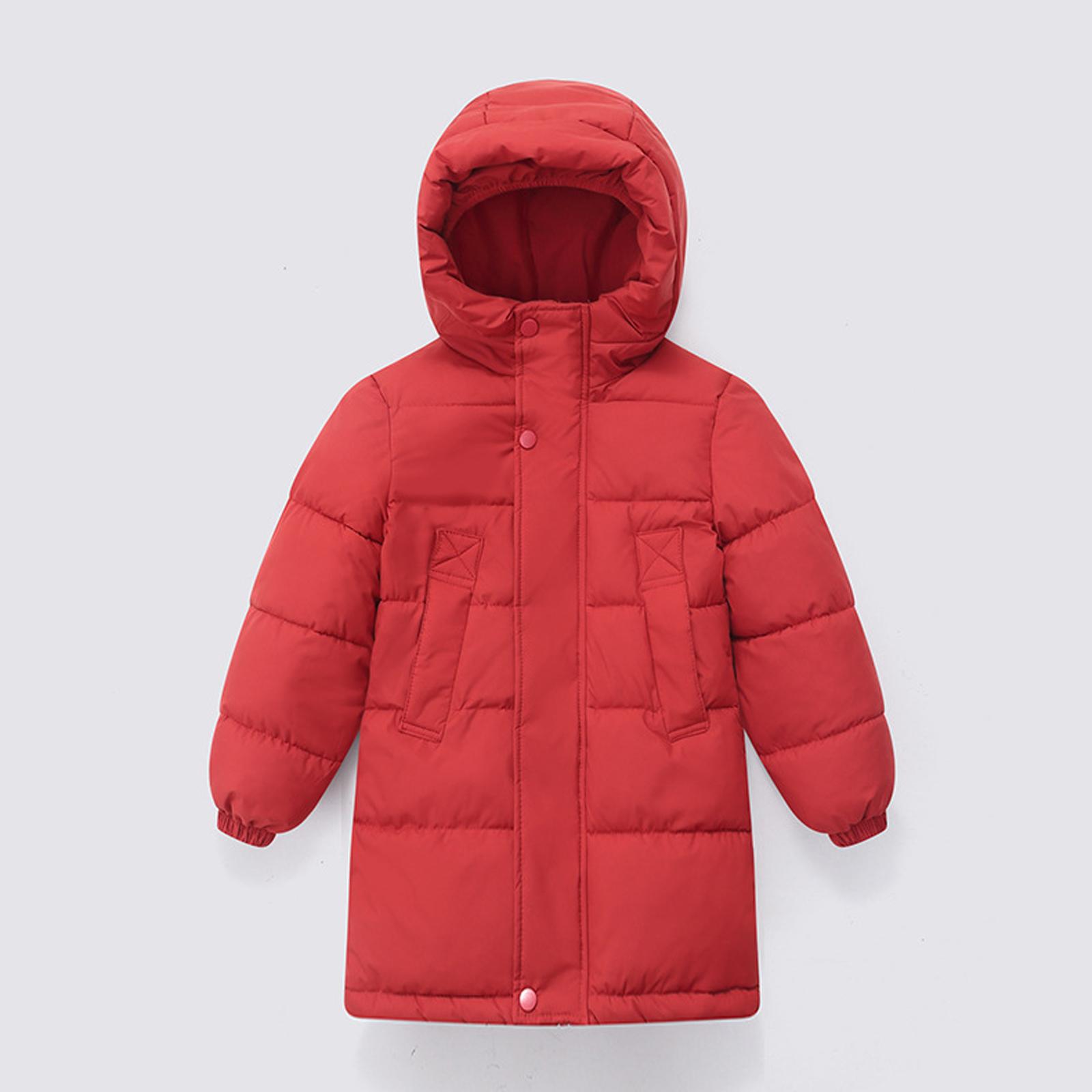 

Children s Fashionable And Casual Thin Down Cotton Jacket 150 червоний