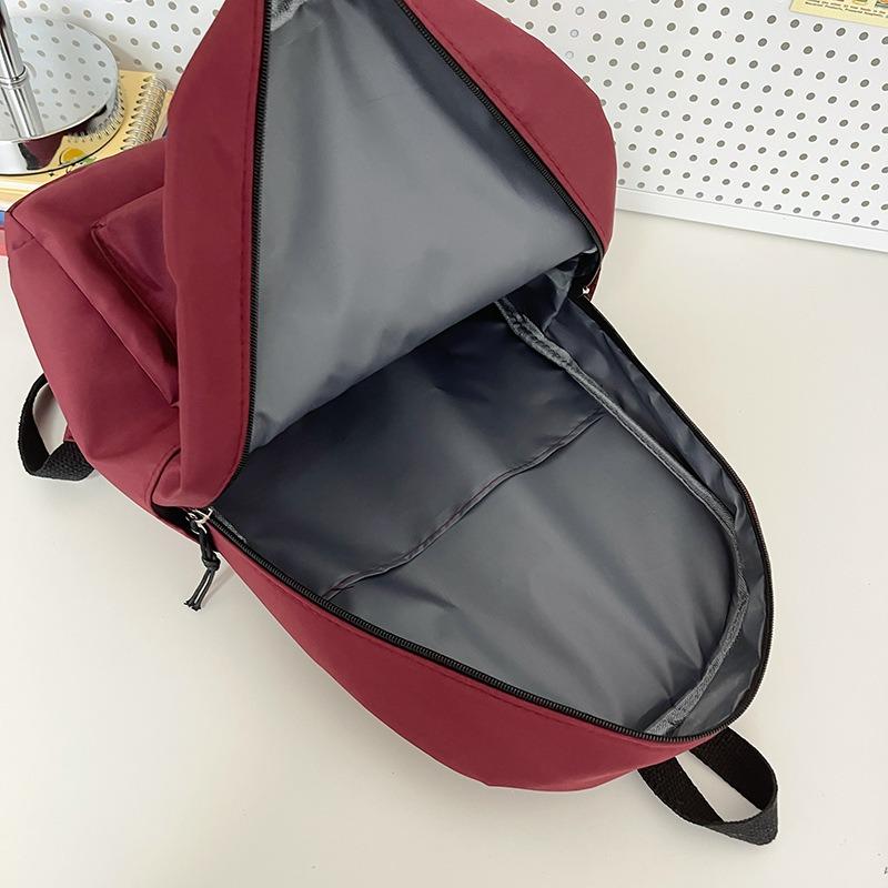 Backpack New Simple Campus Style Backpack High Value Leisure Student Large Capacity Backpack School Bag