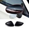 Set of 2 Matte Black Door Mirror Covers for and Side Mirror Side Mirror Mirror Exterior Car Made of ABS Drive Mercedes-Benz C, E, S, GLC-Class,