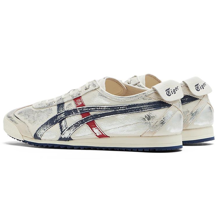 Onitsuka Tiger Mexico 66 Sd Comfortable Retro Lightweight Durable Low-Top Running Shoes Unisex sneaker White Silver 1183C069-020
