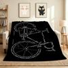 Bicycle Parts Flannel Blanket Throw Blanket Soft Warm Sofa Bed Camping Car home Decor Unique Christmas Gift C9302091