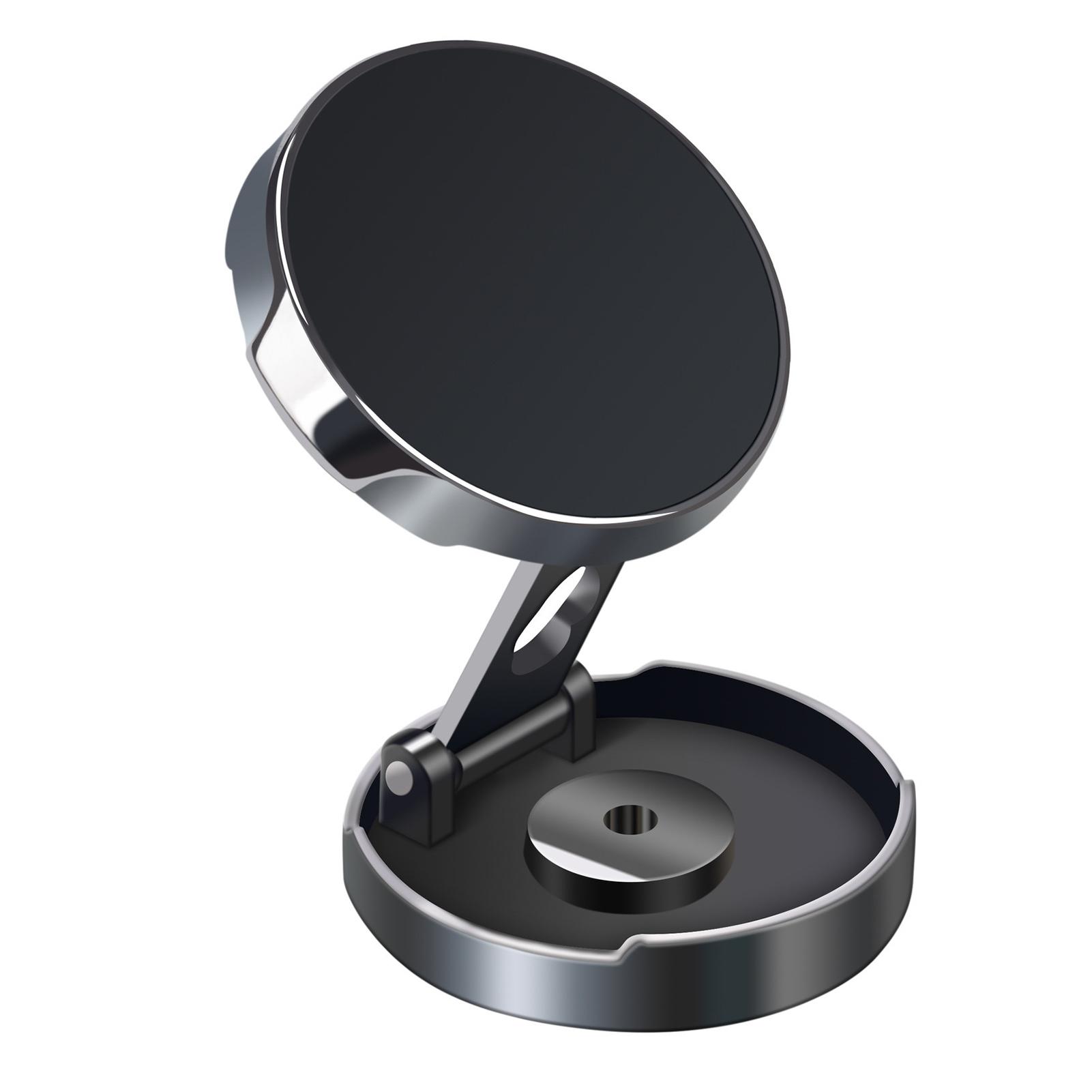 

Магнитный автомобильный держатель для мобильного телефона, складной круглый кронштейн на 360°, универсальные держатели для телефонов в автомобиле