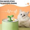 1.5L Automatic Cat Water Fountain Ceramics Pet Drinking Dispenser Ultra-Quiet Pet Water Bowl with Filtration System for Indoor Cats Dogs