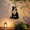 1pc Vintage Black Cat Metal Wall Art Silhouette Decorative Plaque Durable Indoor Outdoor Home Decor Living Room Bedroom Office Gift Cat Lovers