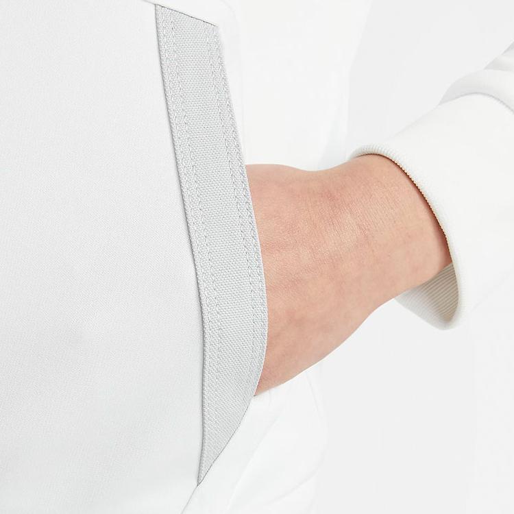 Nike Costum Sport Casual Fără Glugă Guler Înalt Fermoar la Jumătate Imprimeu Logo de Marcă Buzunar Frontal Hanorac Mânecă Lungă Talie Elastică Hanorac Copii DA1410-097