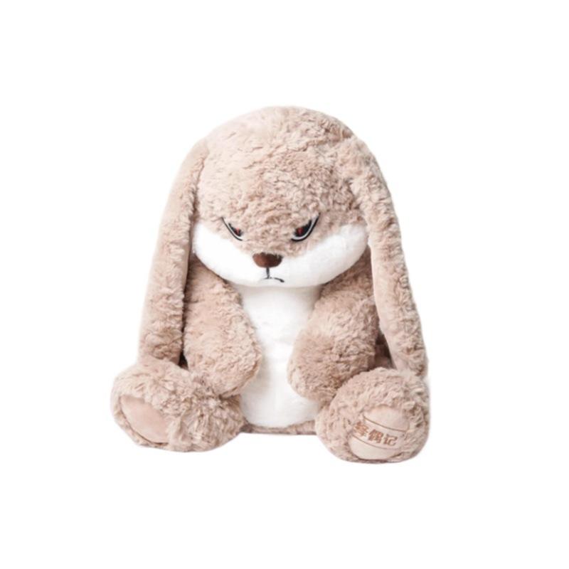 Peluche di Coniglio Kawaii con Orecchie Lunghe Giocattolo Morbido di Coniglietto Bambola Compagna per il Sonno Carina Regalo di Compleanno