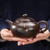 1PC 430ml Authentic Yixing Purple Clay Teapot Handmade Beauty Teapot Custom Filter Tea Infuser Chinese Tea Ceremony Accessories