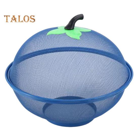 

Фруктовая чаша, корзина для овощей 24/28 см, металлическая сетчатая чаша для мытья фруктов, овощей, закусок, настольный декоративный держатель для кухни, кафе, ресторана, домашнего использования 28cm синий