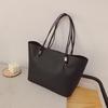 Handbag PU Bag for Girl Women Large Capacity Shopping Bag Versatile Shoulder Bag