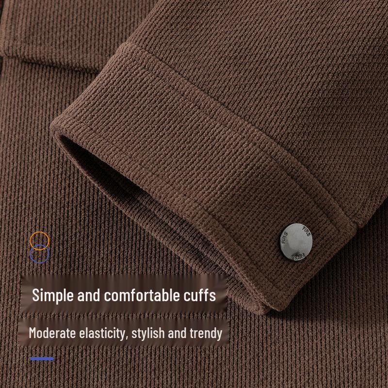 Shanshan Men's Thickened Business Casual Autumn/Winter Jacket